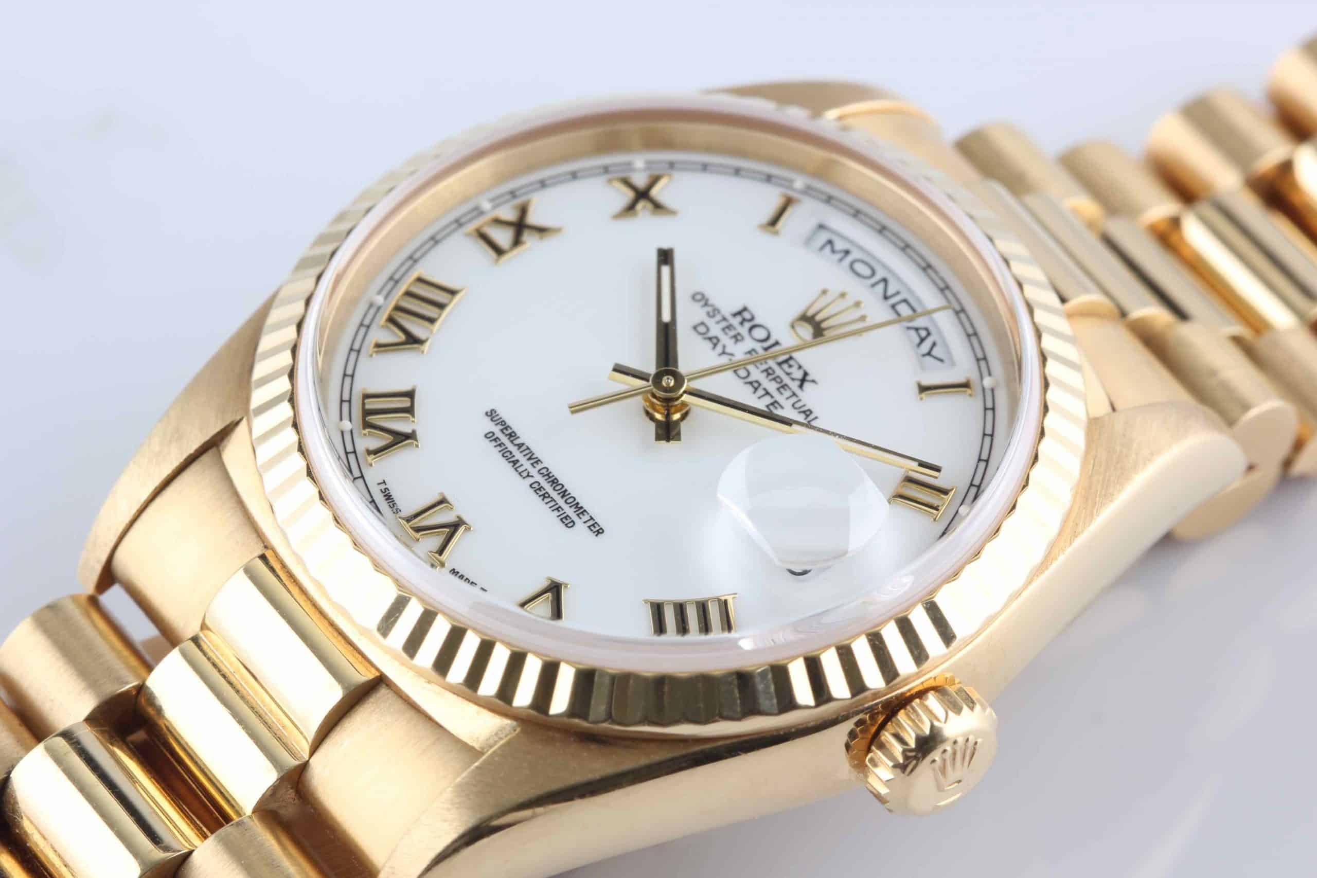 Rolex 18K Day Date President - Reference 18238 - SOLD - Watch Seller