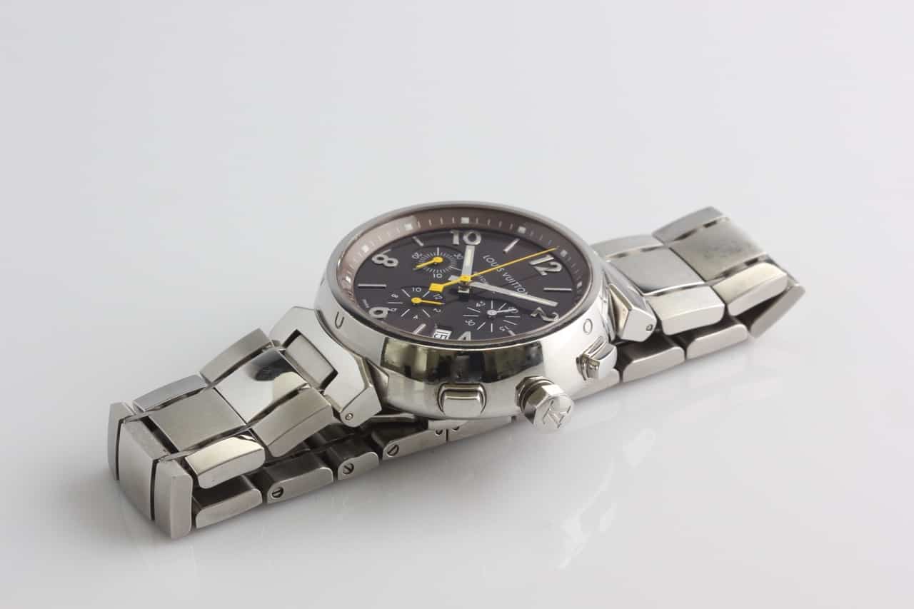 Louis Vuitton Q1122 Tambour Chronograph Mens Watch
